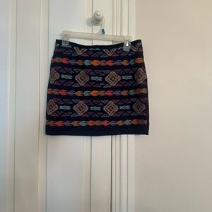 Pattern Mini skirt